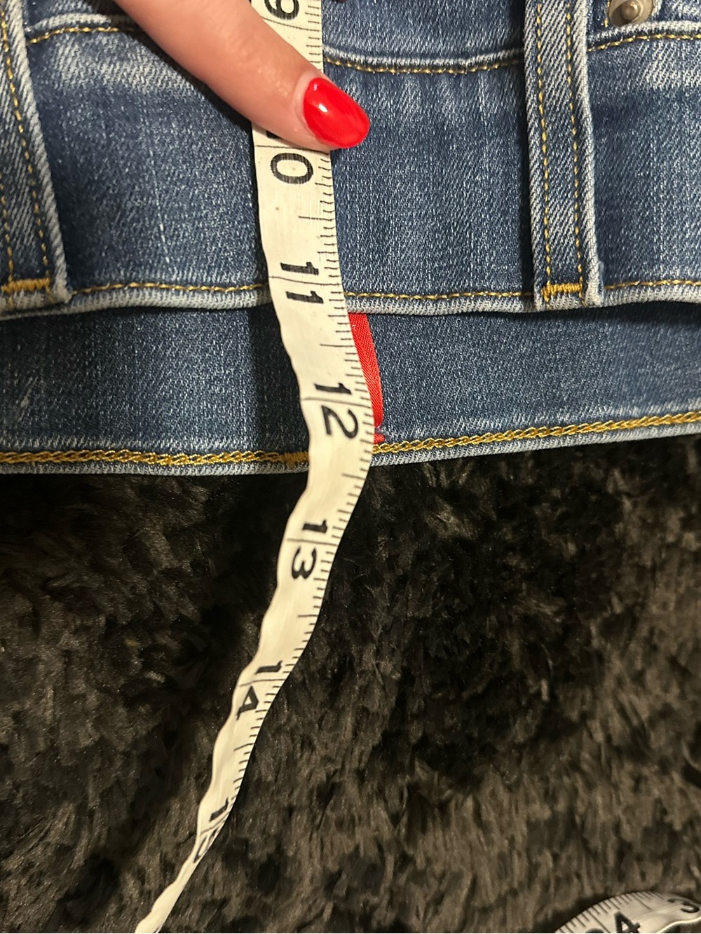 Spanx Seamed-Front Wide-Leg Jeans 20407Q size small petite vintage indigo - Picture 8 of 12